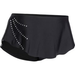 Spódniczka odpinana do gimnastyki artystycznej czarna ze strasem. Czarne spódniczki damskie DOMYOS, s, bez wzorów, z elastanu, eleganckie. Za 49,99 zł.