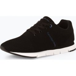 Calvin Klein Jeans - Tenisówki męskie, czarny. Czarne trampki męskie marki Calvin Klein Jeans, bez wzorów, z jeansu, bez zapięcia. Za 499,95 zł.