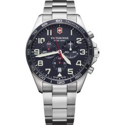 ZEGAREK VICTORINOX SWISS ARMY 241857. Niebieskie zegarki męskie Victorinox, szklane. Za 2050,00 zł.