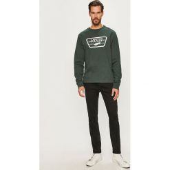 Vans - Bluza. Zielone bluzy męskie Vans, s, z nadrukiem, z bawełny, z okrągłym kołnierzem, bez rękawów, bez kaptura. Za 239,90 zł.