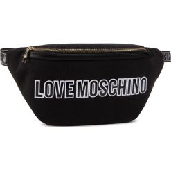 Saszetka nerka LOVE MOSCHINO - JC4231PP0AKF100A Nero. Czarne nerki damskie Love Moschino, bez wzorów, z materiału, młodzieżowe, bez dodatków. Za 599,00 zł.
