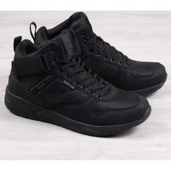 Buty sportowe męskie czarne Big Star EE174461. Czarne buty sportowe męskie BIG STAR, bez zapięcia. Za 143,99 zł.