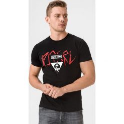 Diesel T-Diego Koszulka Czarny. Czarne podkoszulki męskie Diesel, xxl, z nadrukiem, z bawełny, bez kołnierzyka, krótkie. Za 266,95 zł.