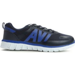 Granatowe Buty Sportowe Iva. Szare buciki niemowlęce chłopięce Born2be, z okrągłym noskiem, na płaskiej podeszwie, na sznurówki. Za 49,99 zł.
