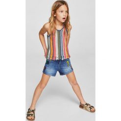 Bluzki dziewczęce: Mango Kids – Top dziecięcy Verti 110-164 cm