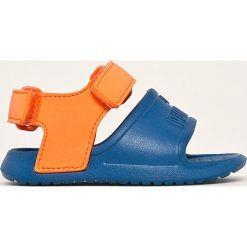 Puma - Sandały dziecięce Divecat v2 Injex. Niebieskie sandały chłopięce Puma, z gumy, bez zapięcia. Za 119,90 zł.