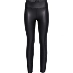 Legginsy ocieplane bonprix czarny. Czarne spodnie damskie bonprix, bez wzorów. Za 69,99 zł.