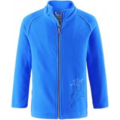Lassie Dziecięca Bluza Polarowa Fleece Jacket Blue 122. Niebieskie bluzy chłopięce rozpinane Lassie, z polaru. Za 85,00 zł.