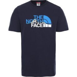 Koszulka The North Face Mountain Line T0A3G2RG1. Niebieskie koszulki męskie The North Face, m, bez wzorów, bez kołnierzyka, bez rękawów. Za 117,99 zł.