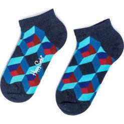 Skarpety Niskie Unisex HAPPY SOCKS - OSQ05-6300 Kolorowy Niebieski. Niebieskie skarpetki damskie Happy Socks, bez wzorów, z elastanu. Za 32,90 zł.
