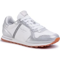 Sneakersy PEPE JEANS - Verona W Mix PLS30983 Silver 934. Szare półbuty damskie Pepe Jeans, bez wzorów, z jeansu, bez obcasa, na płaskiej podeszwie, bez zapięcia. Za 329,00 zł.