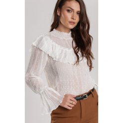 Biała Bluzka Morerose. Białe bluzki damskie Renee, s, bez wzorów, bez kołnierzyka, bez rękawów. Za 129,99 zł.