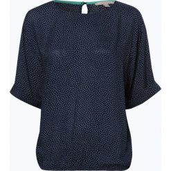 Esprit Casual - Bluzka damska, niebieski. Niebieskie bluzki damskie marki Esprit Casual, z nadrukiem, z materiału, casualowe, bez kołnierzyka, bez rękawów. Za 129,95 zł.