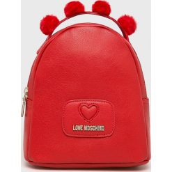 Love Moschino - Plecak. Czerwone plecaki damskie marki Love Moschino, ze skóry ekologicznej. Za 739,90 zł.