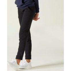 Spodnie regular Gym & Pilates 500 damskie. Czarne spodnie damskie NYAMBA, xl, z elastanu. Za 59,99 zł.