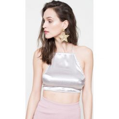 Missguided by Jourdan Dunn - Top. Szare topy damskie Missguided, s, z poliesteru, z dekoltem halter. W wyprzedaży za 29,90 zł.