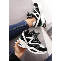 Czarno-Białe Sneakersy Cinder Cone. Czarne sneakersy damskie Renee. Za 109,99 zł.