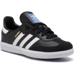 Buty adidas - Samba Og C B42126 Cblack/Ftwwht/Ftwwht. Czarne półbuty dziewczęce Adidas, na sznurówki. Za 229,00 zł.
