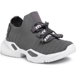 Sneakersy BARTEK - 75203/76G Szary. Szare półbuty dziewczęce Bartek, na sznurówki. Za 159,00 zł.
