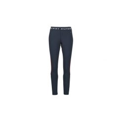 Legginsy i Rajstopy Tommy Hilfiger COC. LEGGING. Niebieskie rajstopy damskie TOMMY HILFIGER, bez wzorów. Za 309,00 zł.