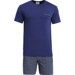 Piżamy męskie: Calvin Klein Underwear SHORT CREW SET Piżama dark blue/green