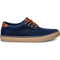 Trampki męskie: BUTY MĘSKIE TRAMPKI T223 – GRANATOWE