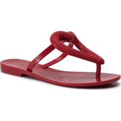 Japonki MELISSA - Big Heart Ad 32627 Red 01591. Czerwone klapki damskie Melissa, z aplikacjami. Za 199,00 zł.