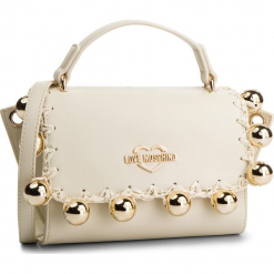 Torebka LOVE MOSCHINO - JC4079PP17LI0110 Avorio. Brązowe torebki klasyczne damskie Love Moschino, ze skóry ekologicznej. Za 879,00 zł.