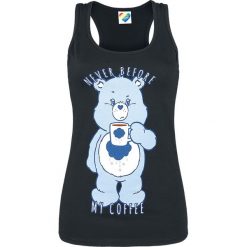 Troskliwe Misie Brummbärchi - Never Before My Coffee Top damski czarny. Czarne topy damskie Troskliwe Misie, xl. Za 54,90 zł.