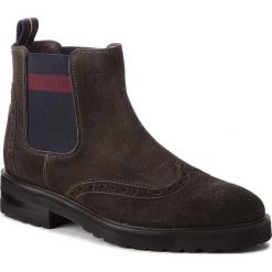 Sztyblety JOOP! - Kleitos 4140004165 Dark Green 602. Zielone sztyblety męskie JOOP!, ze skóry, bez zapięcia. W wyprzedaży za 439,00 zł.