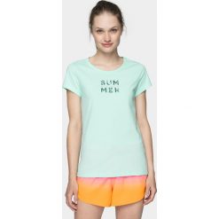 T-shirt damski. T-shirty damskie l, bez wzorów, z bawełny, bez kołnierzyka. W wyprzedaży za 29,99 zł.