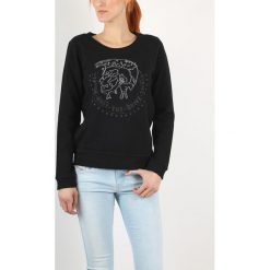 Diesel F-Dial-e Bluza Czarny. Czarne bluzy damskie Diesel, xxs, z nadrukiem, z bawełny, bez rękawów, bez kaptura. Za 602,95 zł.
