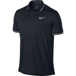 Nike Polo Koszulka Czarny. Czarne podkoszulki męskie Nike, m, bez wzorów, z poliesteru, polo, bez rękawów. Za 119,95 zł.