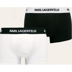 Karl Lagerfeld - Bokserki (2-pack). Białe bokserki męskie KARL LAGERFELD, bez wzorów, z elastanu. W wyprzedaży za 59,90 zł.