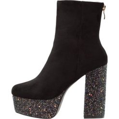 Botki damskie: Public Desire ROMANCE Botki na obcasie black/black glitter