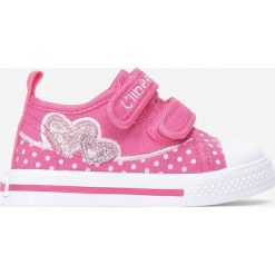 Pomarańczowe Trampki Menodice. Pomarańczowe trampki dziewczęce Born2be, z aplikacjami, z gumy, przed kostkę, na rzepy. Za 39,99 zł.