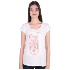 Mustang T-Shirt Damski S Biały. Białe koszulki damskie Mustang, s, bez wzorów, bez kołnierzyka. W wyprzedaży za 79,00 zł.