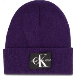 Czapka CALVIN KLEIN JEANS - J Basic Women Knitte K60K604780 507. Fioletowe czapki damskie Calvin Klein Jeans, z jeansu. Za 179,00 zł.
