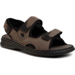 Sandały JOSEF SEIBEL - Franklyn 10236 751 781 Asphalt/Kombi. Pomarańczowe półbuty męskie Josef Seibel, na co dzień, bez wzorów, ze skóry, bez zapięcia. Za 239,00 zł.