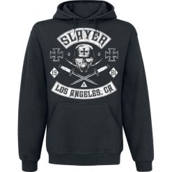 Slayer Tribe Bluza z kapturem czarny. Czarne bluzy męskie rozpinane marki Slayer, l, z kapturem. Za 164,90 zł.