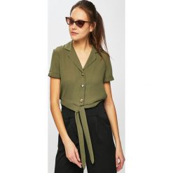 Tally Weijl - Top. Żółte bluzki damskie TALLY WEIJL, s, bez wzorów, z poliesteru, bez kołnierzyka, z krótkim rękawem. W wyprzedaży za 49,90 zł.