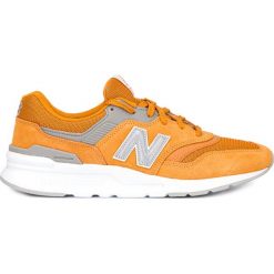 New Balance 997 Tenisówki Pomarańczowy. Pomarańczowe trampki męskie New Balance, bez wzorów, ze skóry, bez zapięcia. Za 430,95 zł.