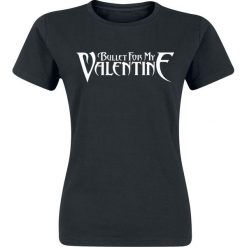 Bullet For My Valentine Logo Koszulka damska czarny. Czarne koszulki damskie Bullet For My Valentine, l, bez wzorów, bez kołnierzyka, bez rękawów. Za 74,90 zł.