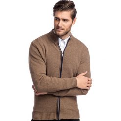 Sweter TOMASSO SWER000250. Pomarańczowe swetry męskie m, z wełny, klasyczne. Za 249,00 zł.