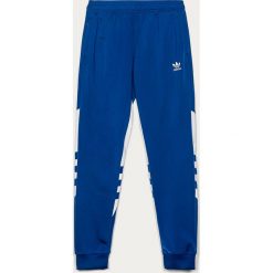 Adidas Originals - Spodnie dziecięce 128-164 cm. Niebieskie spodnie dziewczęce adidas Originals, z aplikacjami, z poliesteru. Za 159,90 zł.