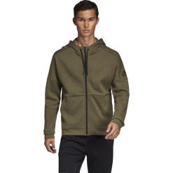 MĘSKKA BLUZA ADIDAS STADIUM ID NA ZAMEK (L). Zielone bluzy męskie Adidas, m, bez wzorów, z bawełny, z kapturem, z długim rękawem, długie, z kapturem. W wyprzedaży za 219,99 zł.