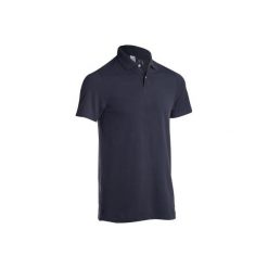 Koszulka polo do golfa 100 męska. Niebieskie koszulki polo męskie marki INESIS, xl, z bawełny. Za 19,99 zł.