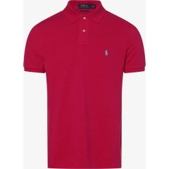 Polo Ralph Lauren - Męska koszulka polo – Custom Slim Fit, różowy. Różowe koszulki męskie Polo Ralph Lauren, m, bez wzorów, bez rękawów. Za 449,95 zł.