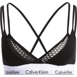 Biustonosze bardotka: Calvin Klein Underwear STRAPPY BRALET UNLIN Biustonosz bustier black /white