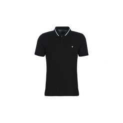 Koszulki polo z krótkim rękawem Guess CLAUD. Czarne koszulki męskie Guess, s, z aplikacjami, z krótkim rękawem. Za 199,00 zł.